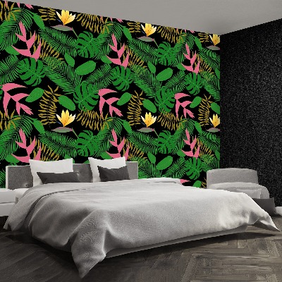 Papel de parede Folhas tropicais