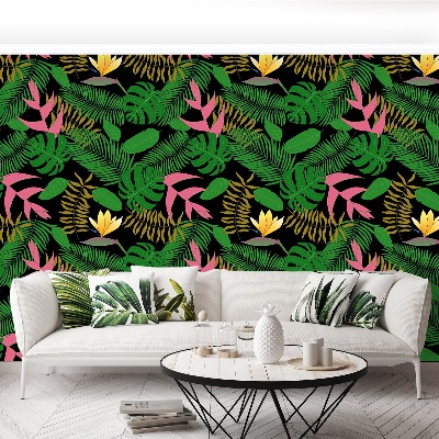Papel de parede Folhas tropicais