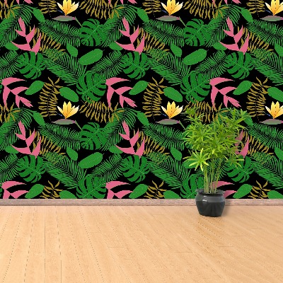 Papel de parede Folhas tropicais