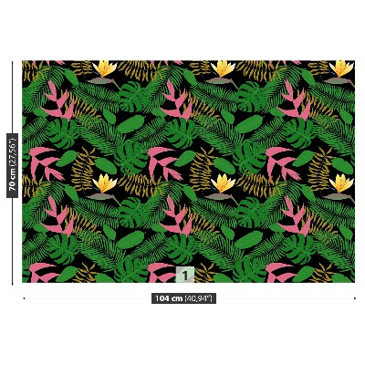 Papel de parede Folhas tropicais