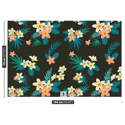 Papel de parede Flores tropicais