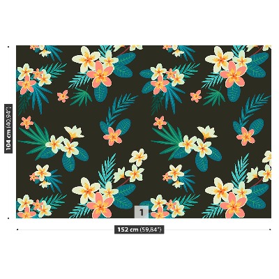 Papel de parede Flores tropicais