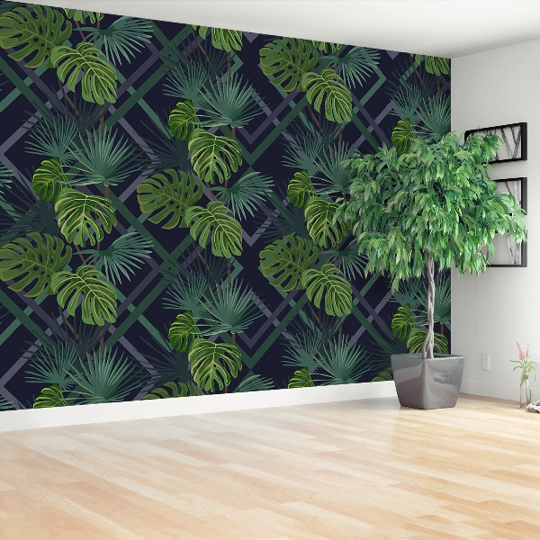 Mural de parede Folhas de Monstera