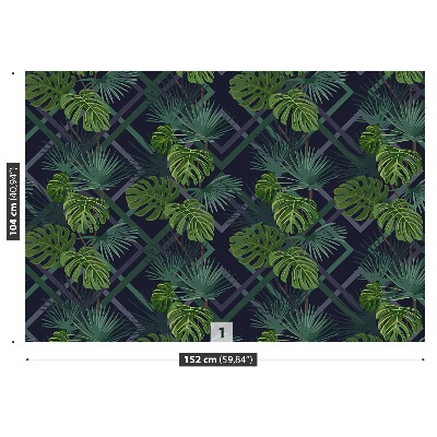 Mural de parede Folhas de Monstera