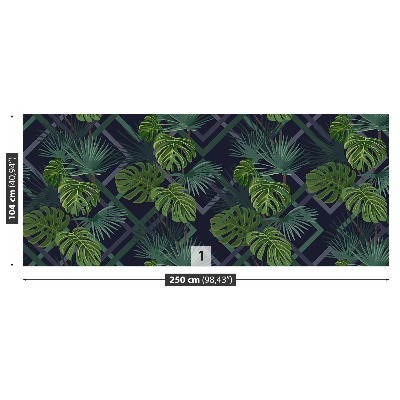 Mural de parede Folhas de Monstera