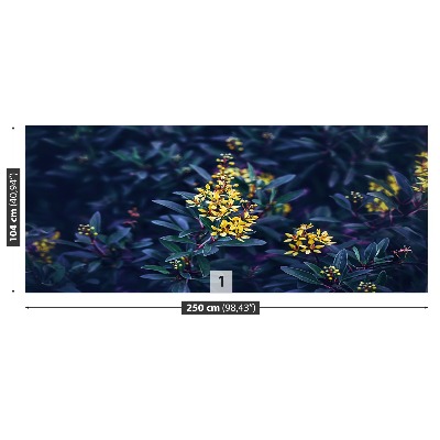 Papel de parede Flores amarelas