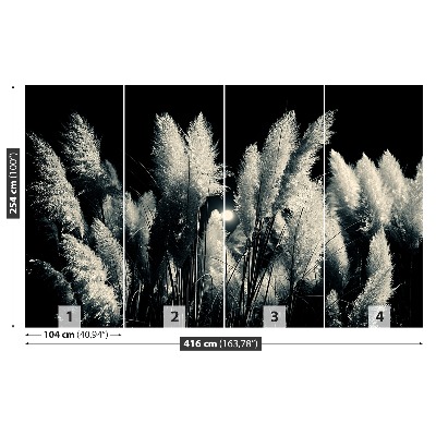 Mural de parede Junco preto