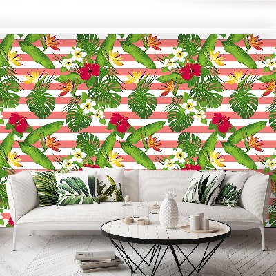 Papel de parede Flores tropicais