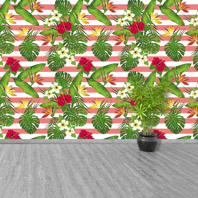 Papel de parede Flores tropicais
