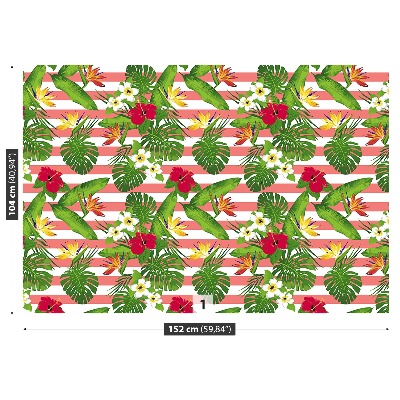 Papel de parede Flores tropicais