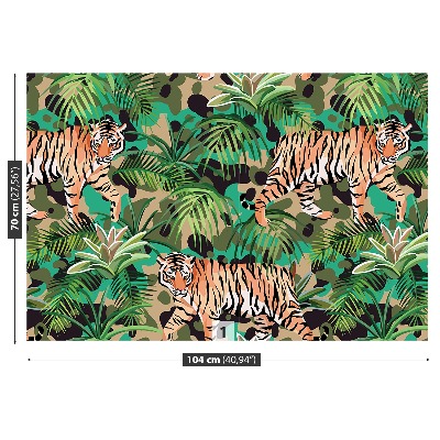 Mural de parede Selva do Tigre