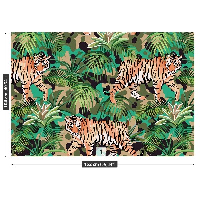 Mural de parede Selva do Tigre