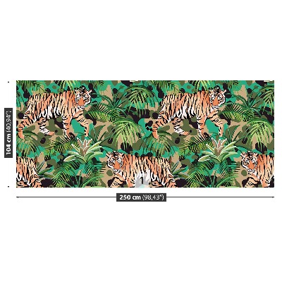 Mural de parede Selva do Tigre