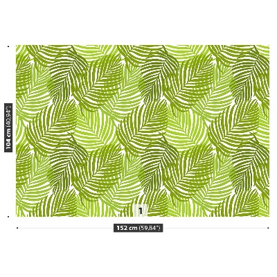 Papel de parede Folhas tropicais