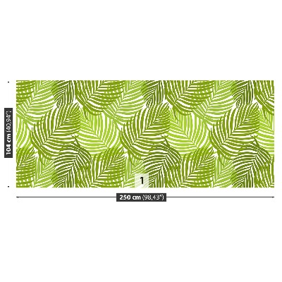 Papel de parede Folhas tropicais
