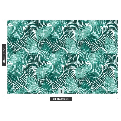 Mural de parede Folhas tropicais