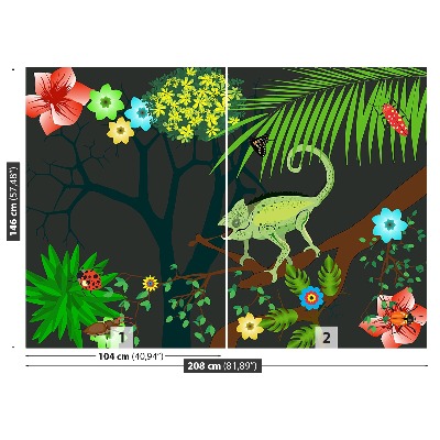 Papel de parede Camaleão