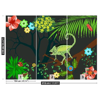 Papel de parede Camaleão