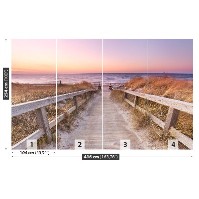 Papel de parede Passarela de madeira