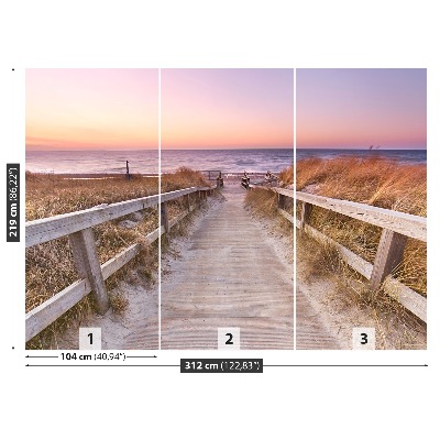 Papel de parede Passarela de madeira