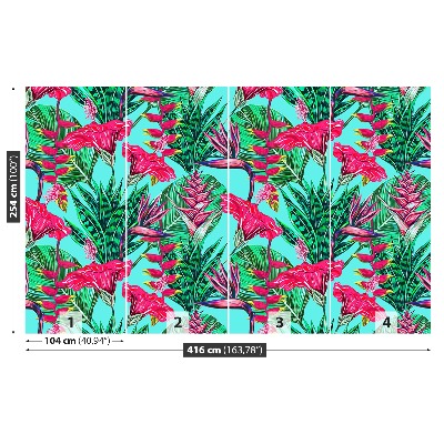 Papel de parede Padrão floral