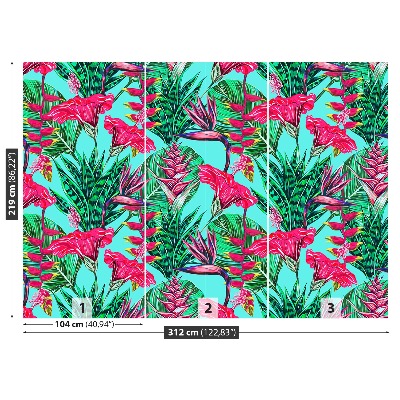 Papel de parede Padrão floral