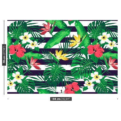 Mural de parede Flores tropicais