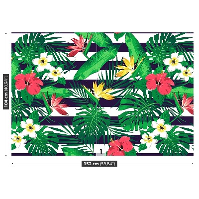 Mural de parede Flores tropicais