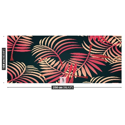 Papel de parede Folhas de palmeira