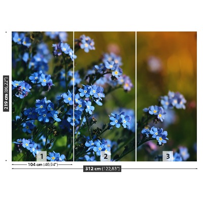 Mural de parede Miosótis