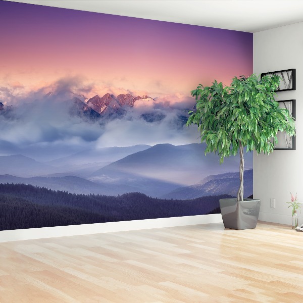 Mural de parede Montanhas Nubladas