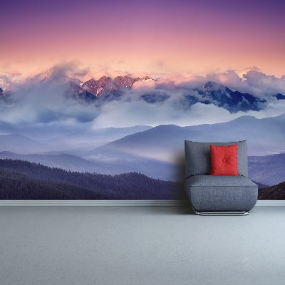 Mural de parede Montanhas Nubladas
