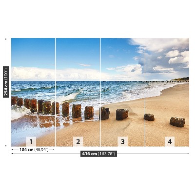 Mural de parede Praia Mar