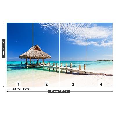 Papel de parede Praia branca