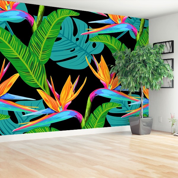 Mural de parede Flores tropicais