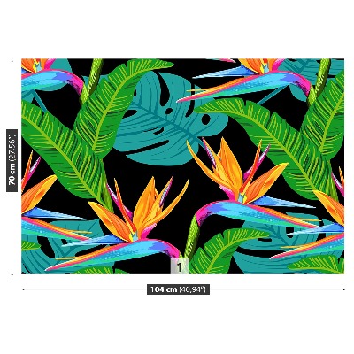 Mural de parede Flores tropicais