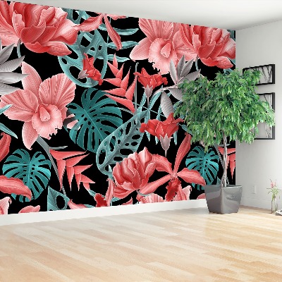 Papel de parede Flores tropicais