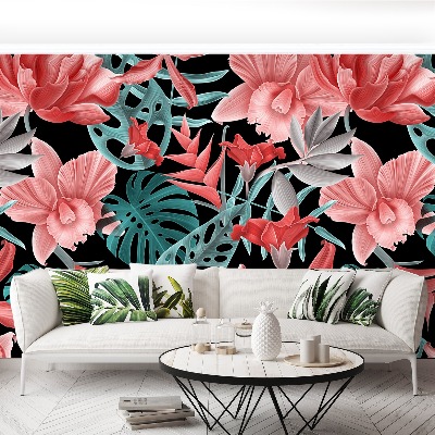 Papel de parede Flores tropicais