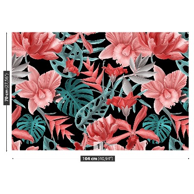 Papel de parede Flores tropicais