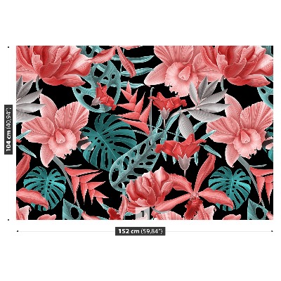 Papel de parede Flores tropicais