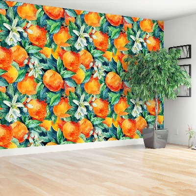 Papel de parede fruta laranja