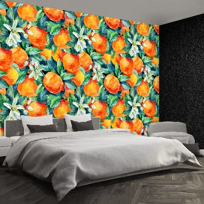 Papel de parede fruta laranja