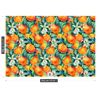 Papel de parede fruta laranja
