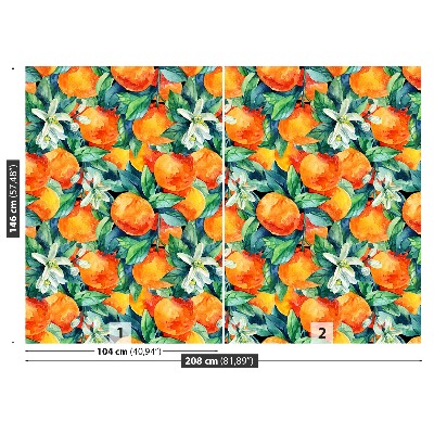 Papel de parede fruta laranja
