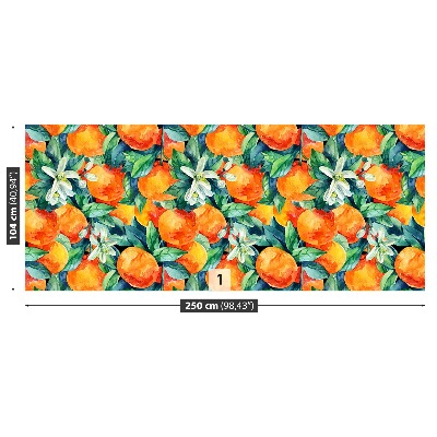 Papel de parede fruta laranja