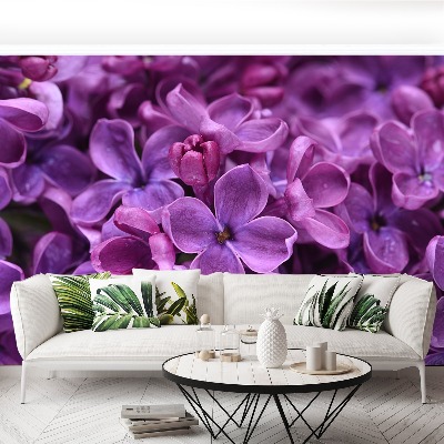 Papel de parede Flores roxas