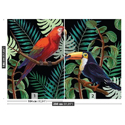 Mural de parede Arara Tucano