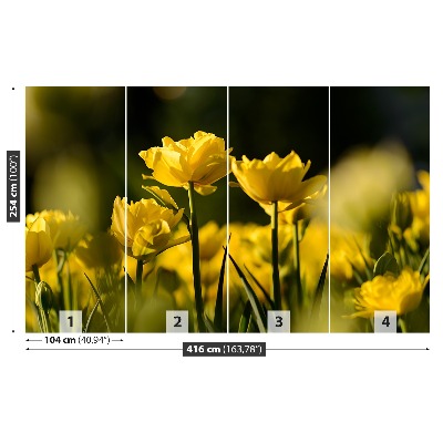 Mural de parede Tulipa Amarela