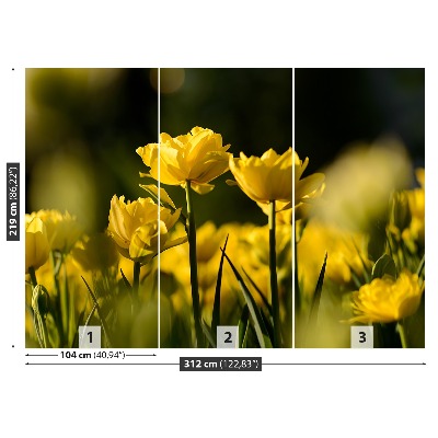 Mural de parede Tulipa Amarela