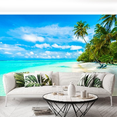 Papel de parede Mar de Palmeiras